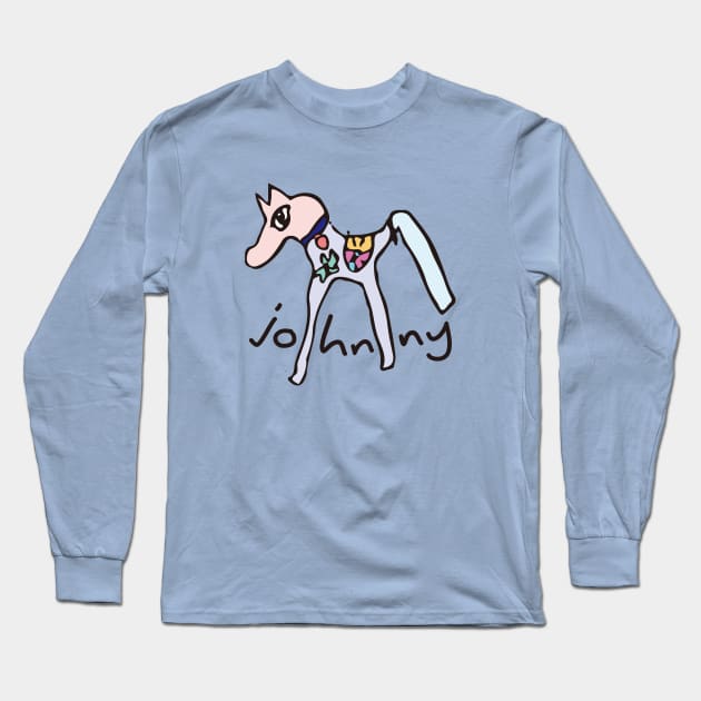 Johnny horse Long Sleeve T-Shirt by justduick